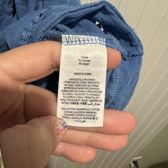 Boden Trim Detail Jersey Dress Porcelain Blue Size 4 - Picture 6 of 7